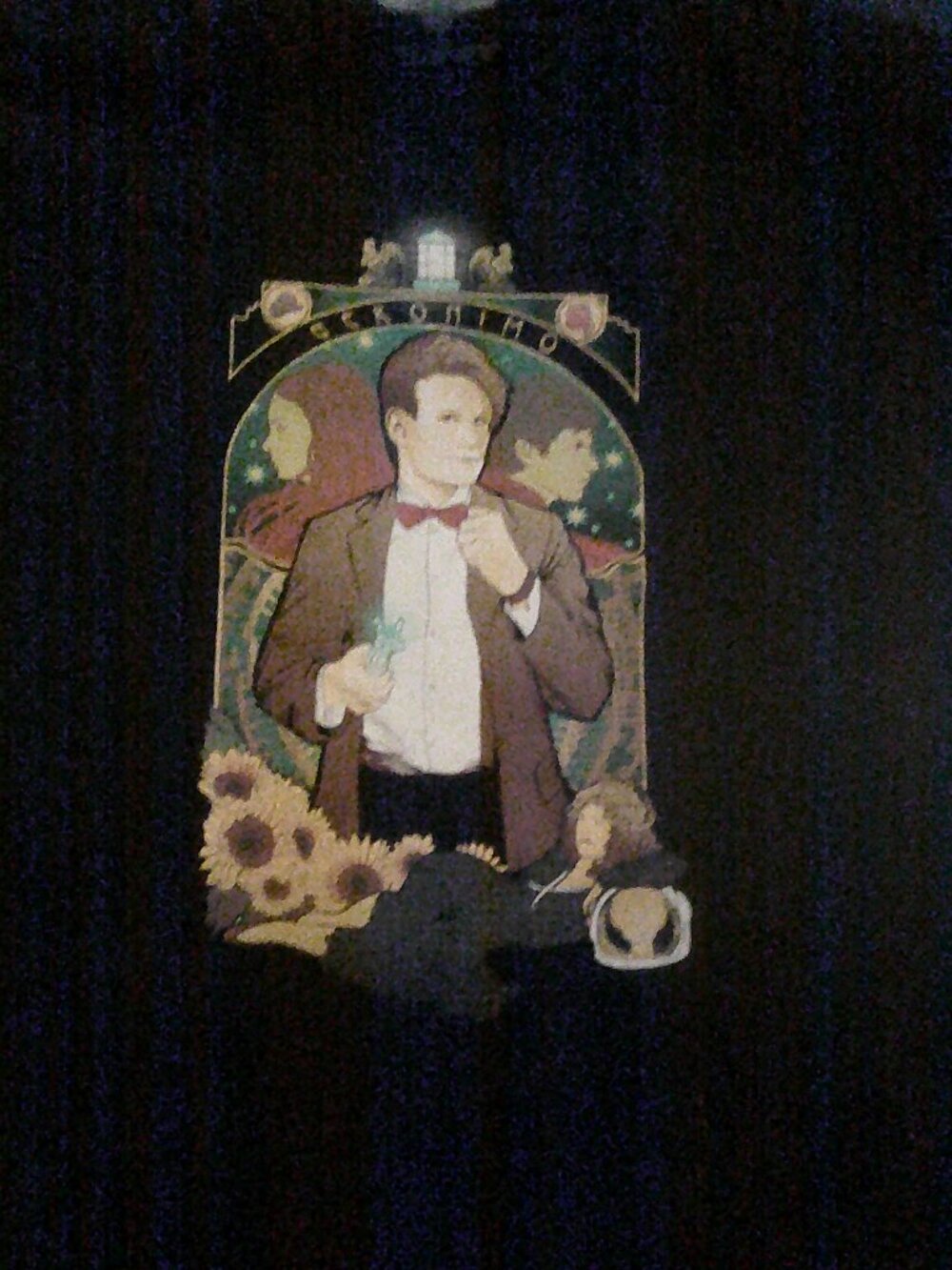 Small Matt Smith Doctor Who T Shirt-Good Condition